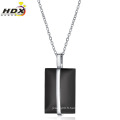 Accessoires pendentifs de mode Collier en acier inoxydable